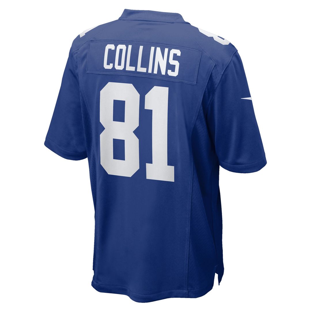 New York Giants Beaux Collins Nike Royal Game Jersey