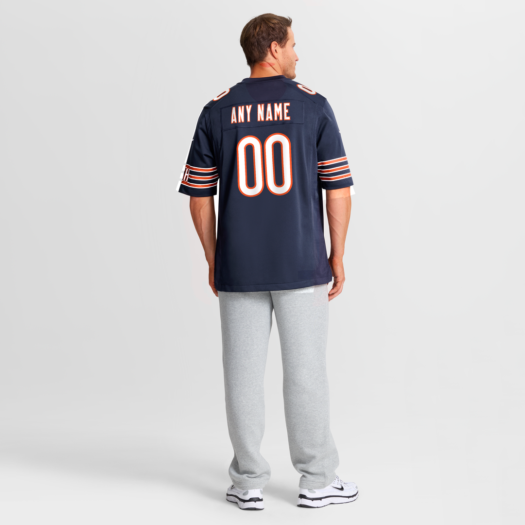 Chicago Bears Nike White Custom Jersey