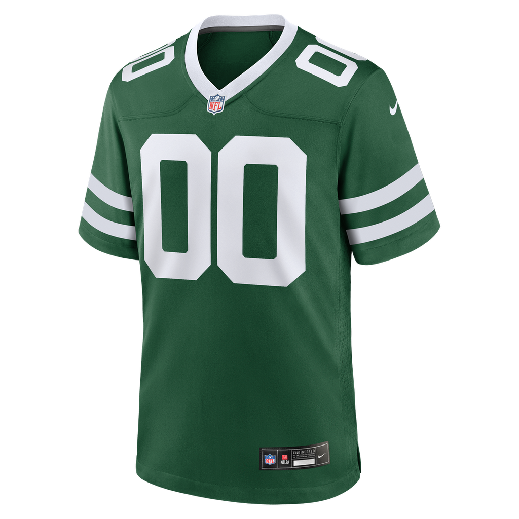 New York Jets Nike Legacy Black Alternate Custom Jersey
