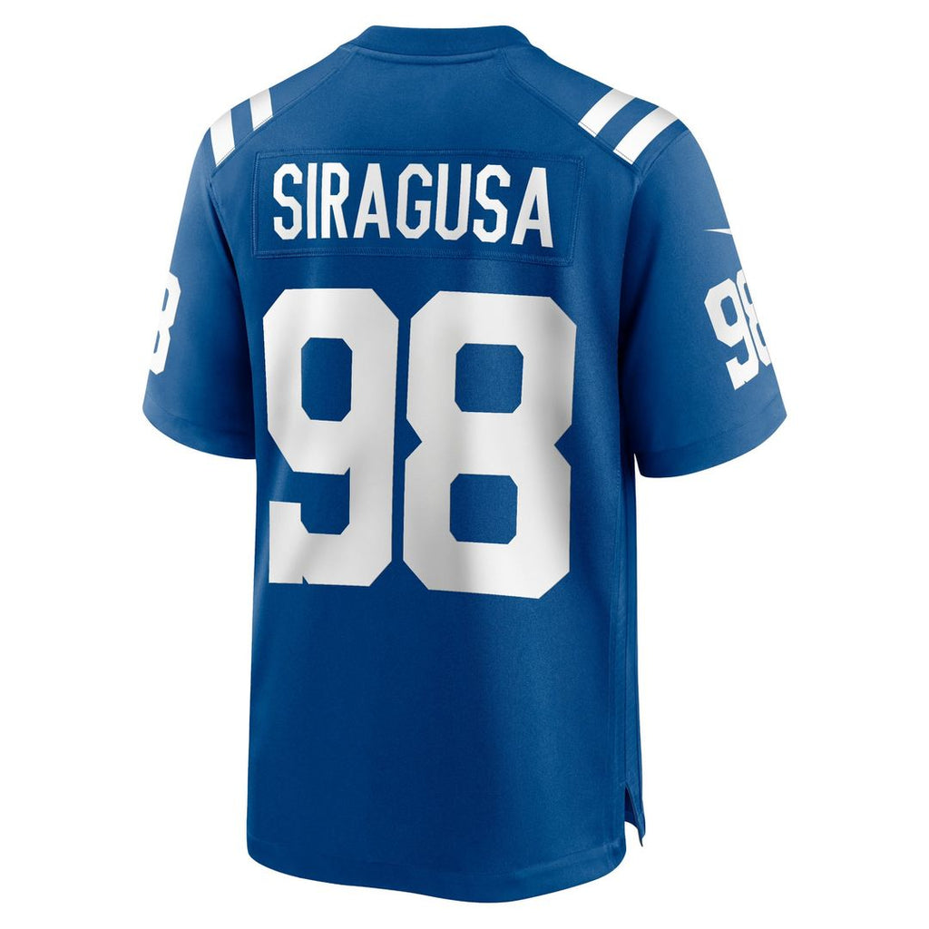 Indianapolis Colts Tony Siragusa Nike Royal Retired Player Game Jersey