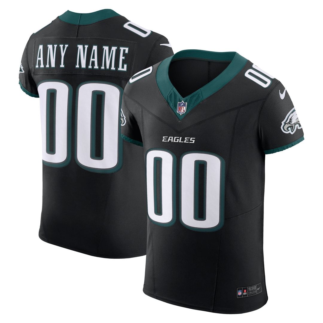 Philadelphia Eagles Nike Kelly Green 2nd Alternate Vapor FUSE Elite Custom Jersey