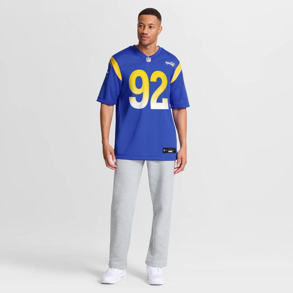 Los Angeles Rams Harrison Mevis Nike Royal Game Jersey
