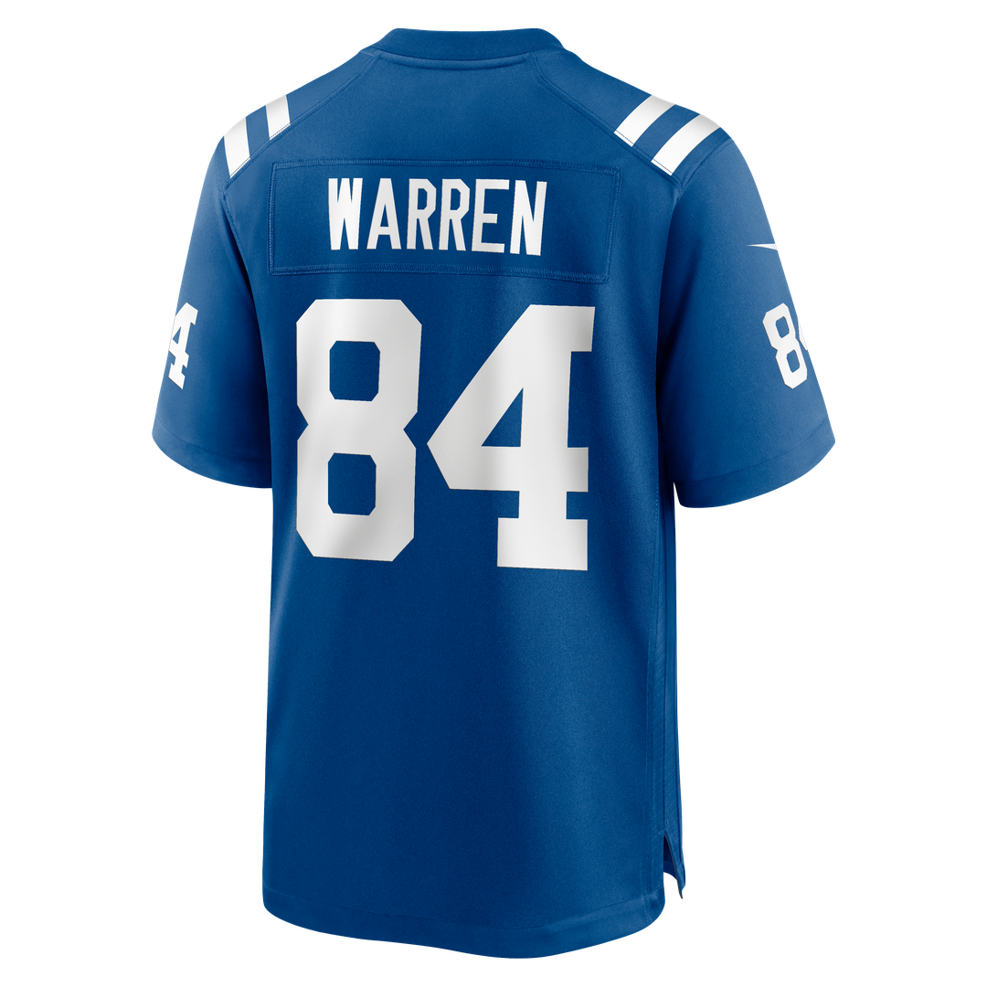 Indianapolis Colts Tyler Warren Nike Royal Game Jersey