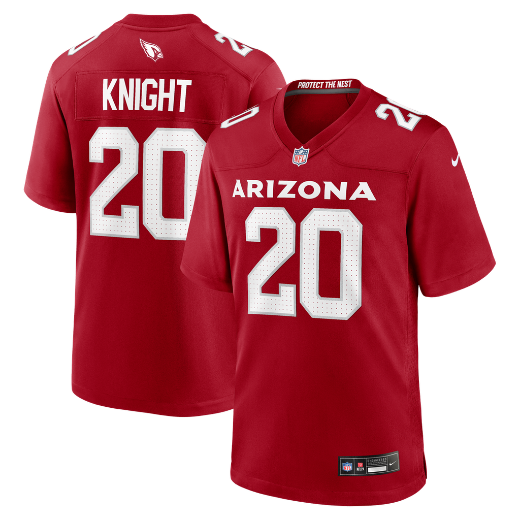 Arizona Cardinals Zonovan Knight Nike Cardinal Game Jersey