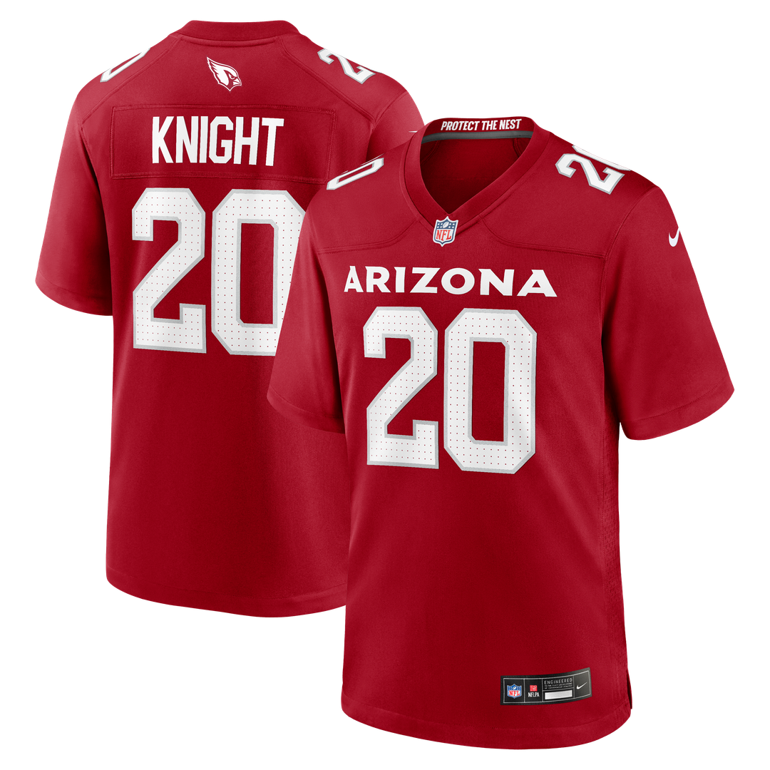 Arizona Cardinals Zonovan Knight Nike Cardinal Game Jersey