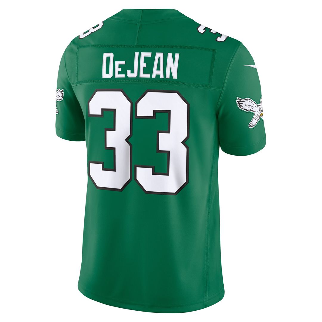 Philadelphia Eagles Cooper DeJean Nike Black Alternate Vapor FUSE Stitched Limited Jersey