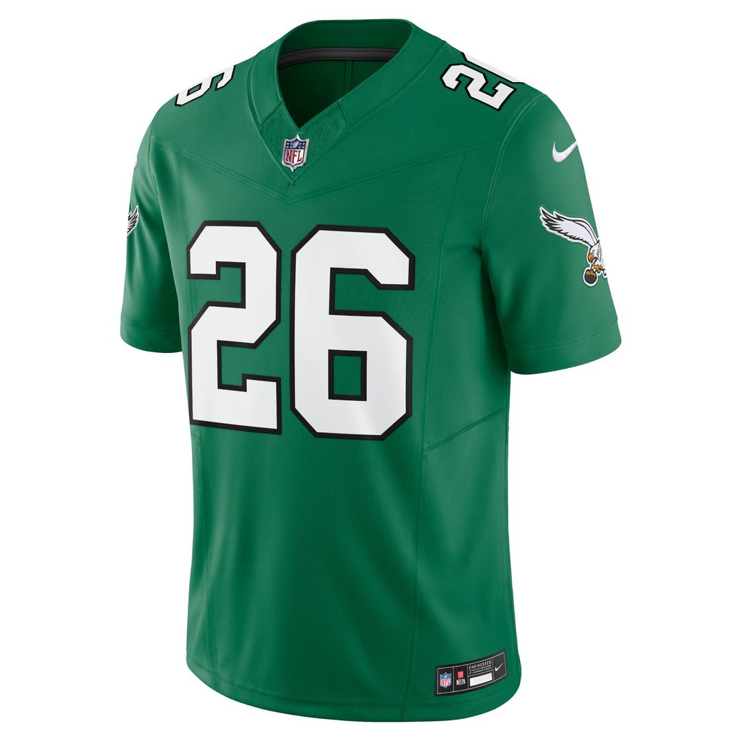 Philadelphia Eagles Saquon Barkley Nike Black Vapor FUSE Limited Jersey