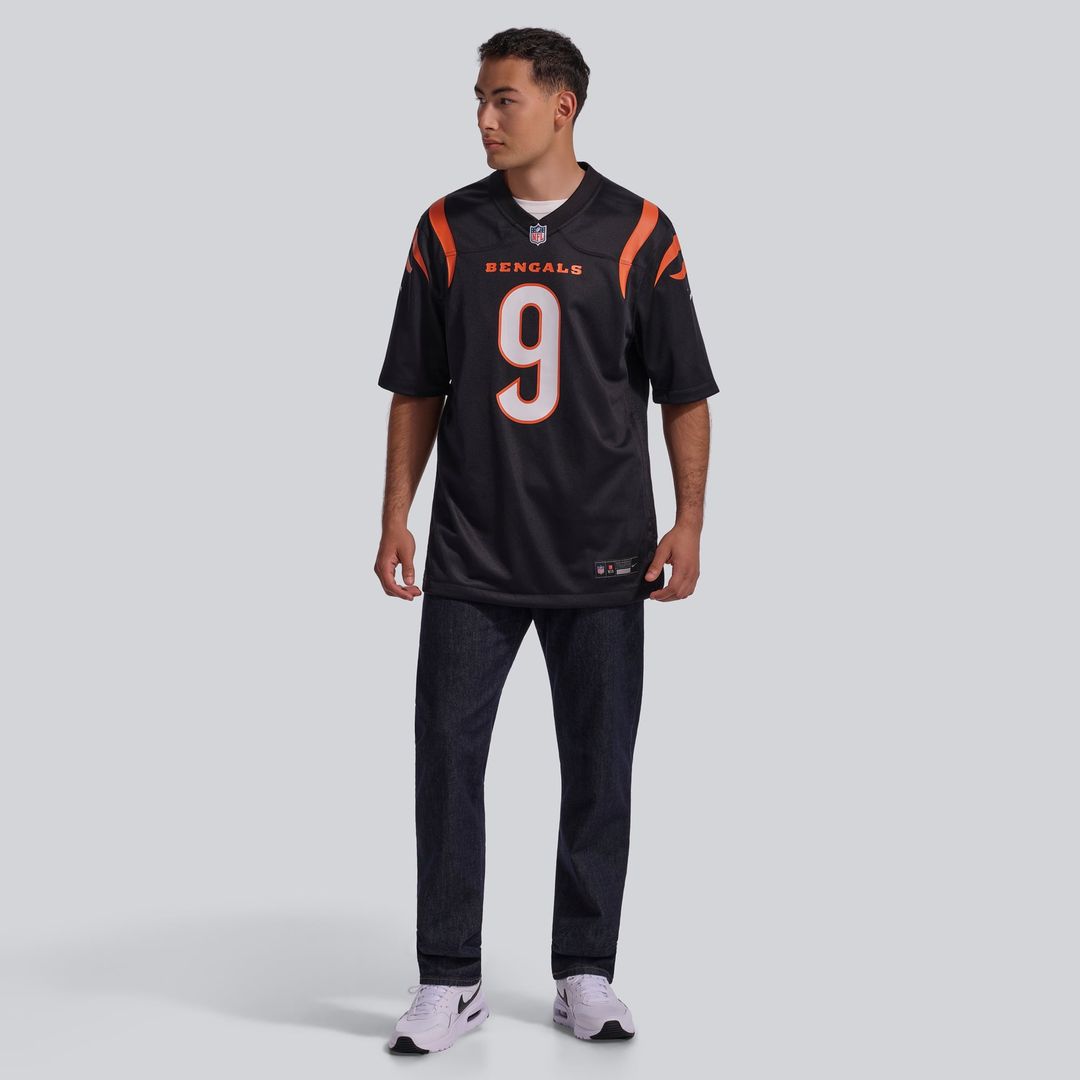 Cincinnati Bengals Joe Burrow Nike Black Game Jersey