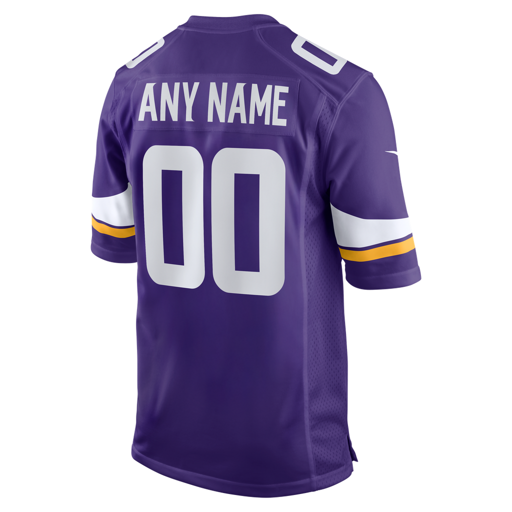 Minnesota Vikings Nike Purple Custom Jersey