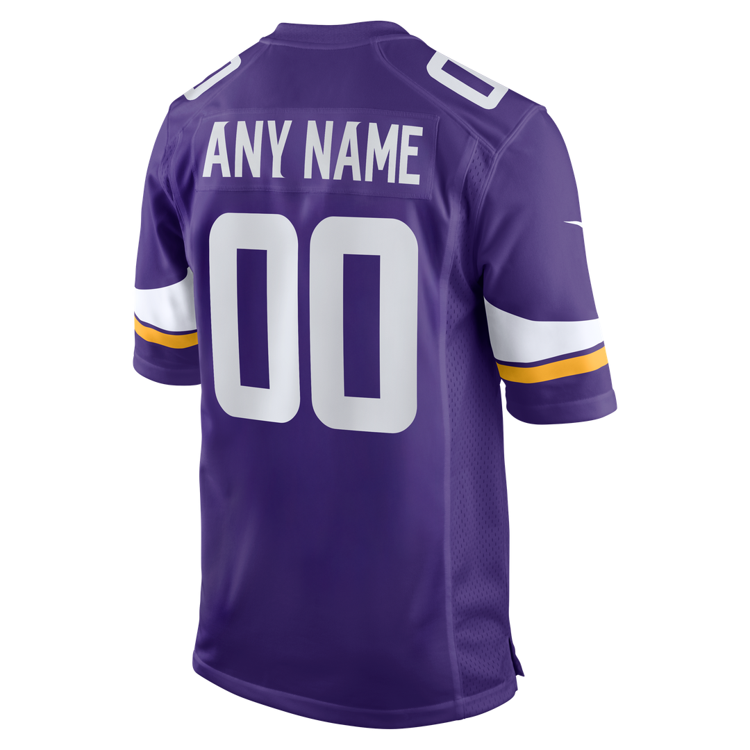 Minnesota Vikings Nike Purple Custom Jersey