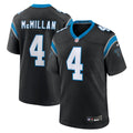 Carolina Panthers Tetairoa McMillan Nike Black Game Jersey