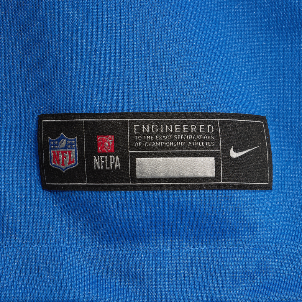 Detroit Lions D.J. Reed Nike Blue Game Jersey