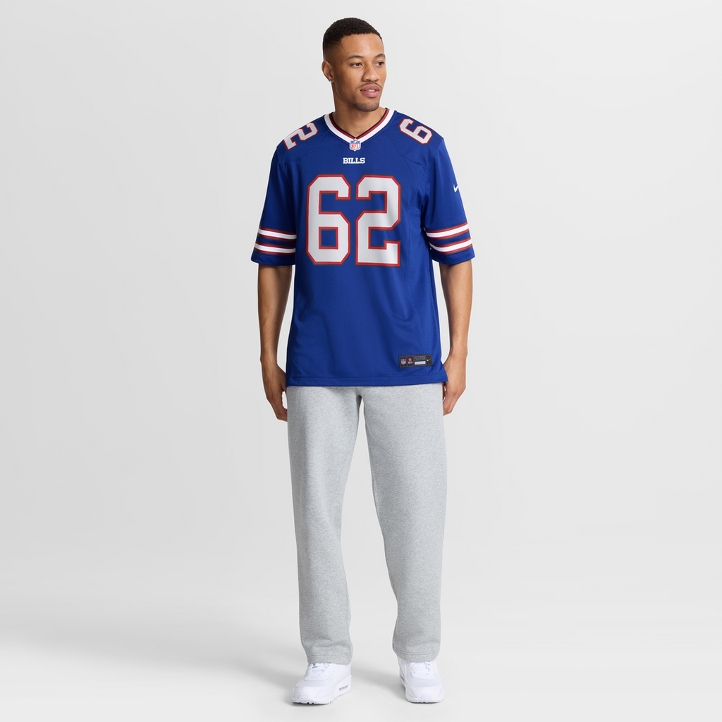 Buffalo Bills Sedrick Van Pran - Granger Nike Royal Game Jersey