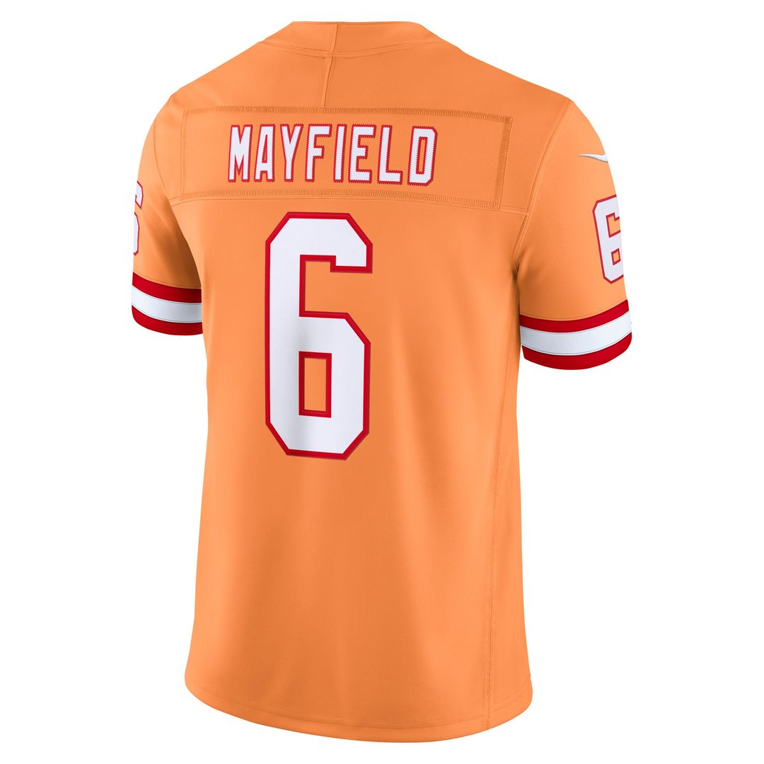 Tampa Bay Buccaneers Baker Mayfield Nike Creamsicle Alternate Vapor FUSE Stitched Limited Jersey