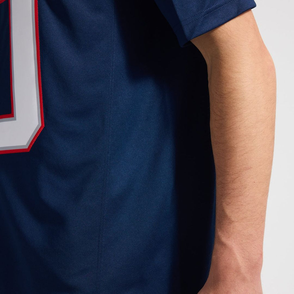 New England Patriots Drake Maye Nike Navy Team Vapor FUSE Stitched Limited Jersey
