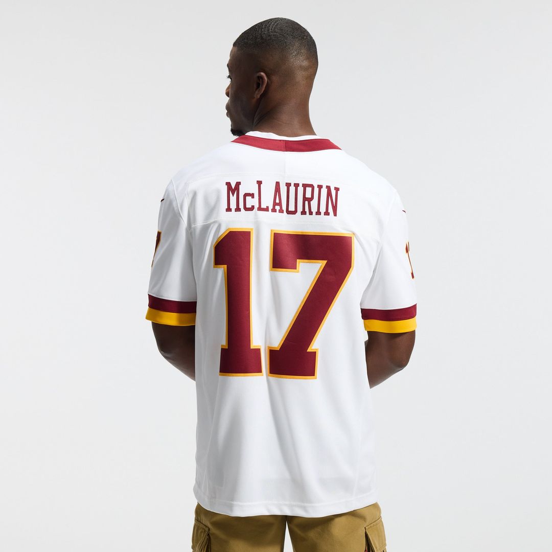 Washington Commanders Terry McLaurin Nike White Vapor FUSE Stitched Limited Jersey