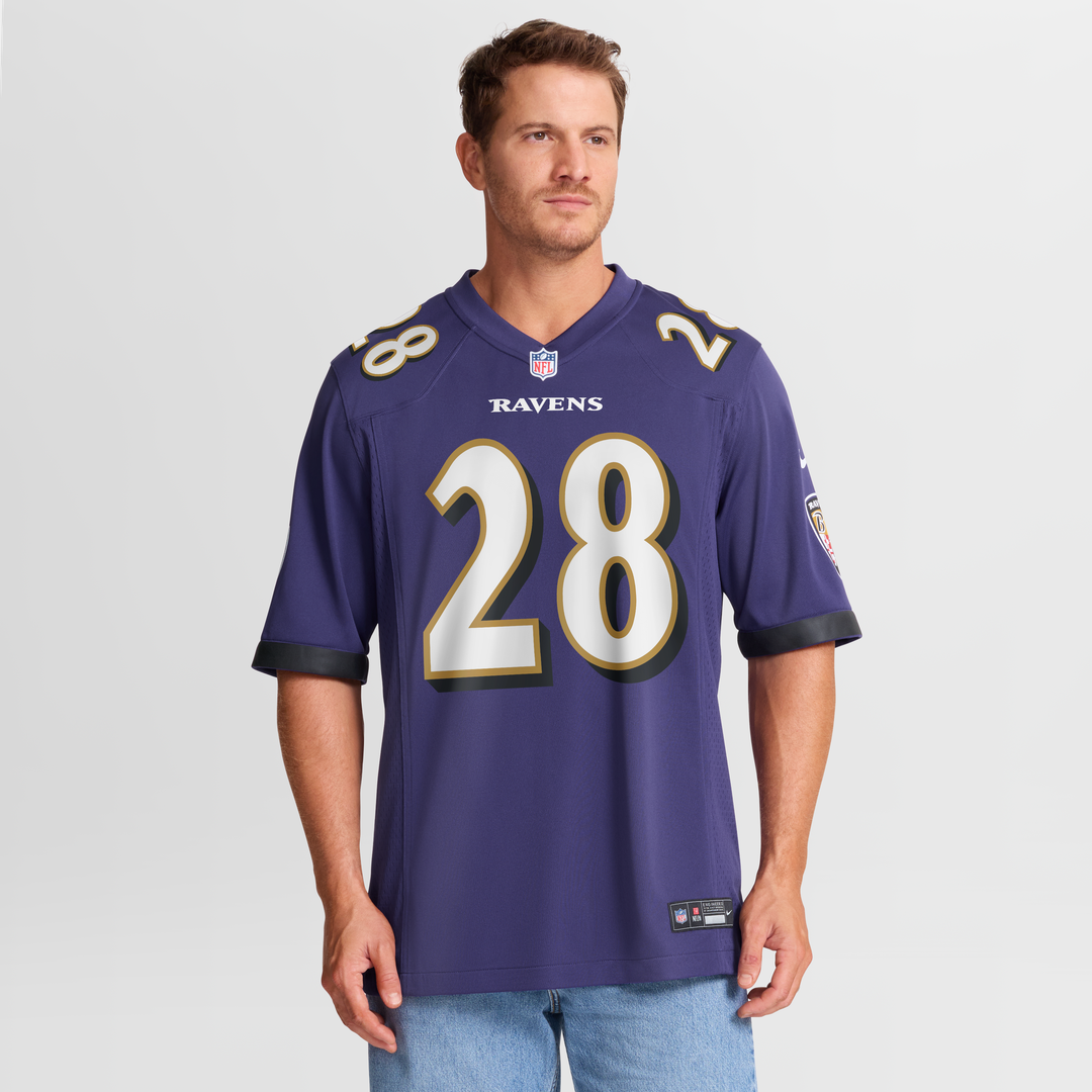 Baltimore Ravens Taven Bryan Nike Purple Game Jersey