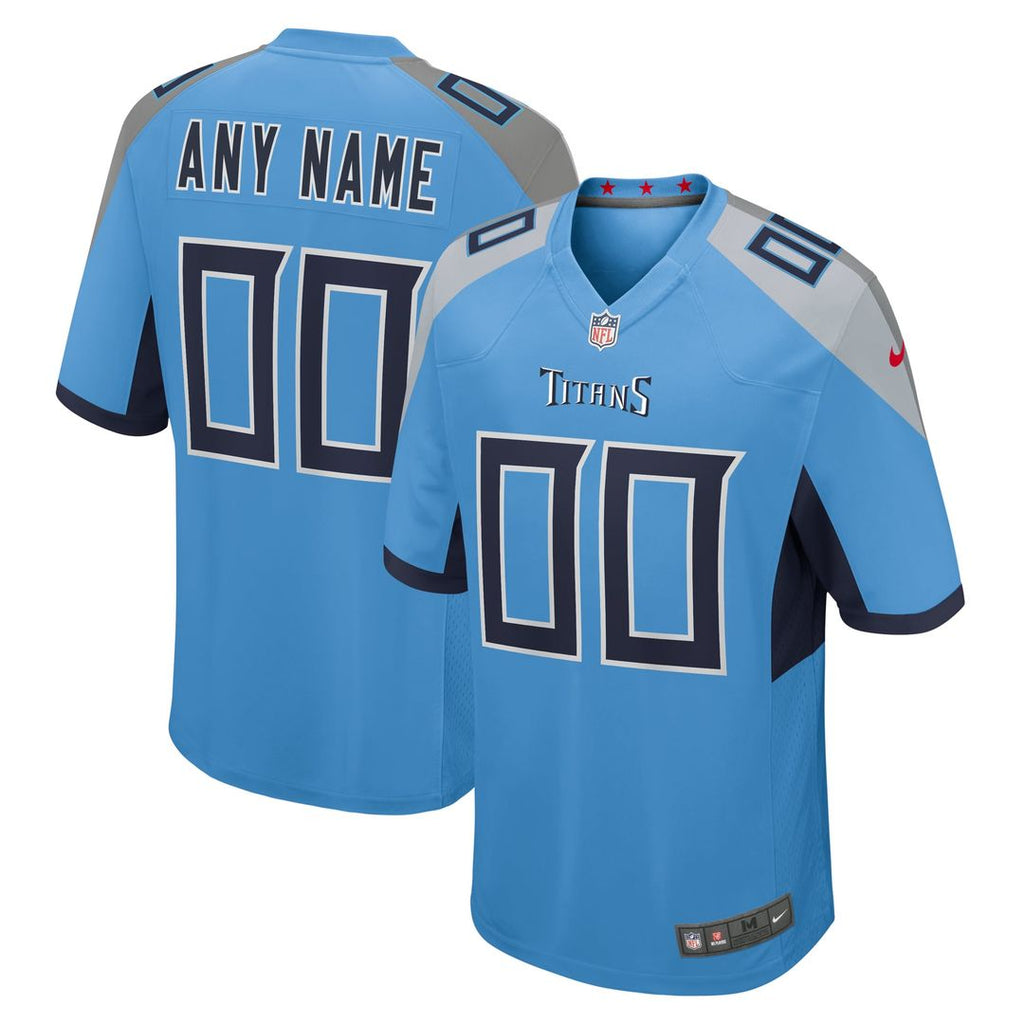 Tennessee Titans Nike Light Blue Alternate Custom Jersey