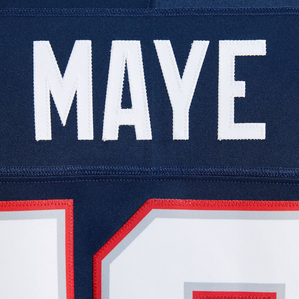 New England Patriots Drake Maye Nike Navy Team Vapor FUSE Stitched Limited Jersey