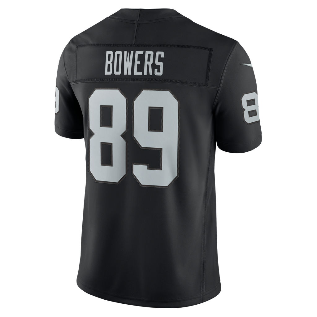 Las Vegas Raiders Brock Bowers Nike White Vapor FUSE Stitched Limited Jersey