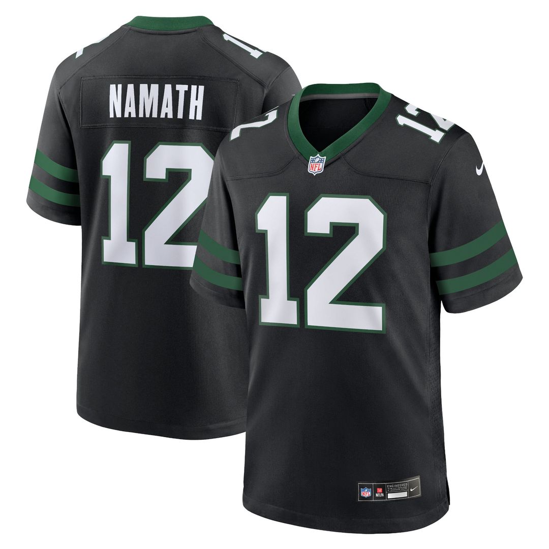 New York Jets Joe Namath Nike White Classic Alternate Retired Game Jersey