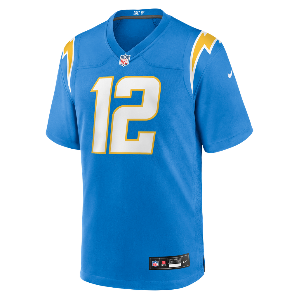 Los Angeles Chargers Derius Davis Nike Powder Blue Game Jersey