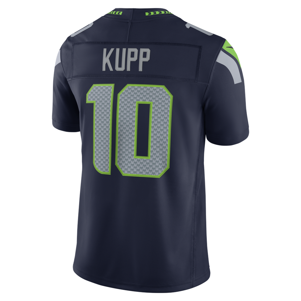Seattle Seahawks Cooper Kupp Nike College Navy Team Vapor FUSE Stitched Limited Jersey