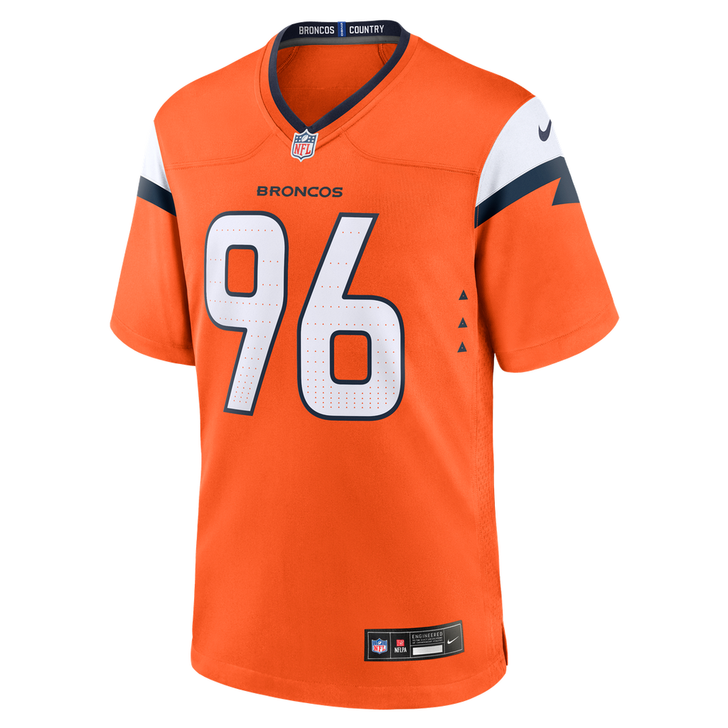 Denver Broncos Eyioma Uwazurike Nike Orange Game Jersey