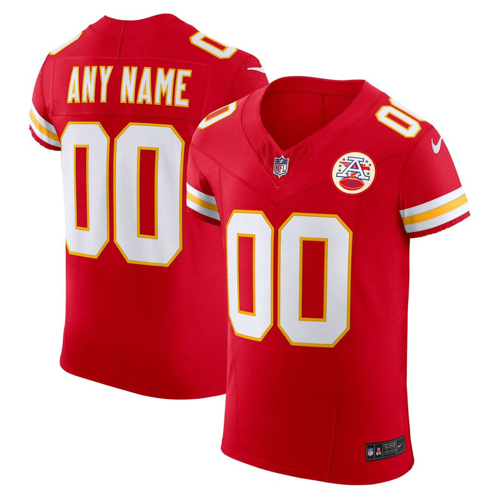 Kansas City Chiefs Nike Red Vapor FUSE Elite Custom Jersey
