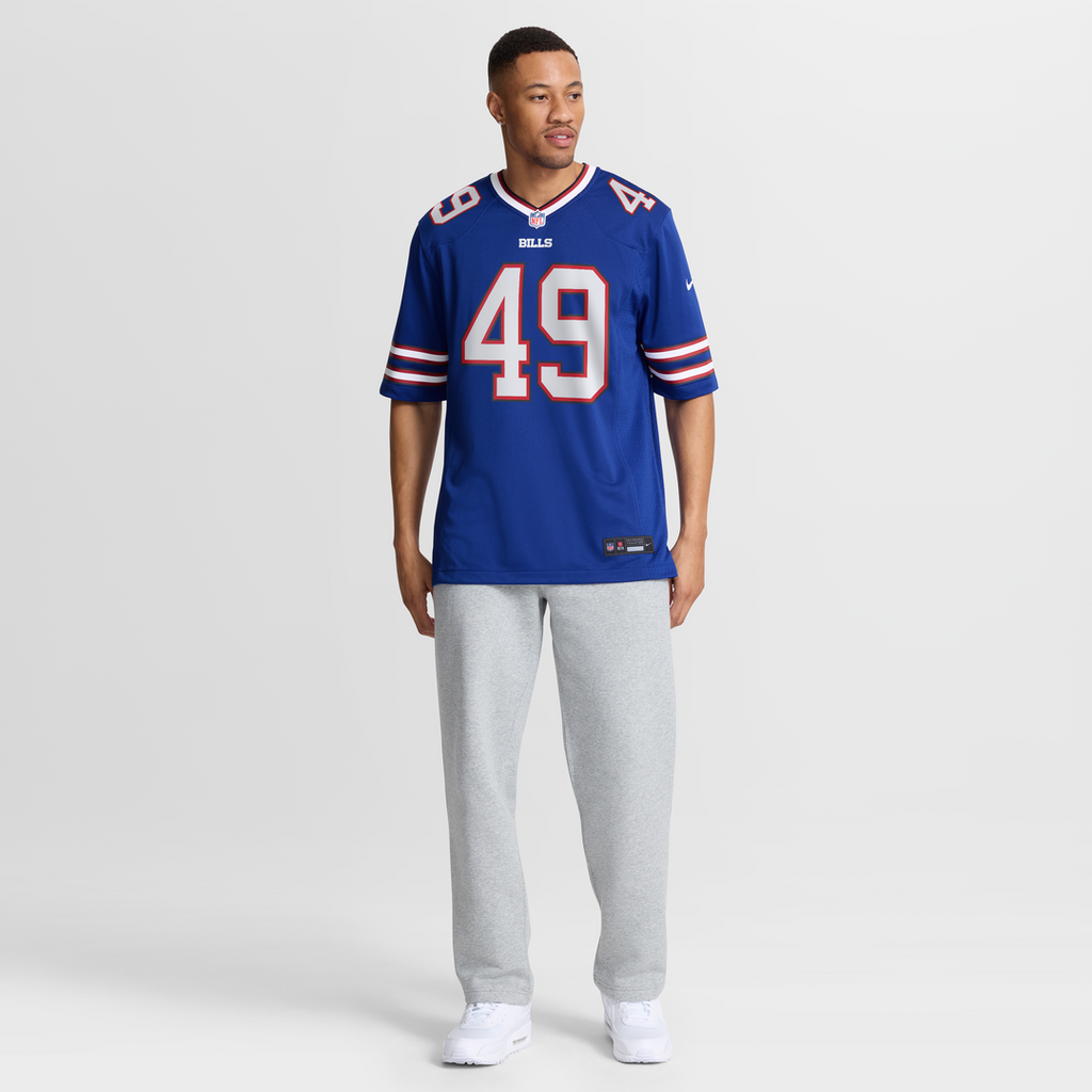 Buffalo Bills DaShaun White Nike Royal Game Jersey