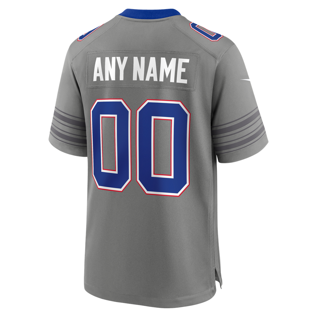 Buffalo Bills Nike Gray Nickel City Custom Jersey
