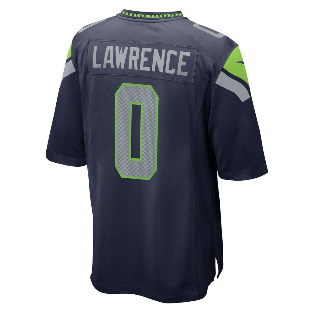 Seattle Seahawks DeMarcus Lawrence Nike College Navy Game Jersey