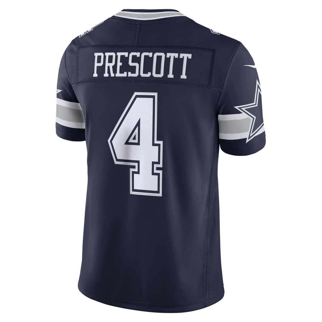 Dallas Cowboys Dak Prescott Nike Navy Team Vapor FUSE Stitched Limited Jersey