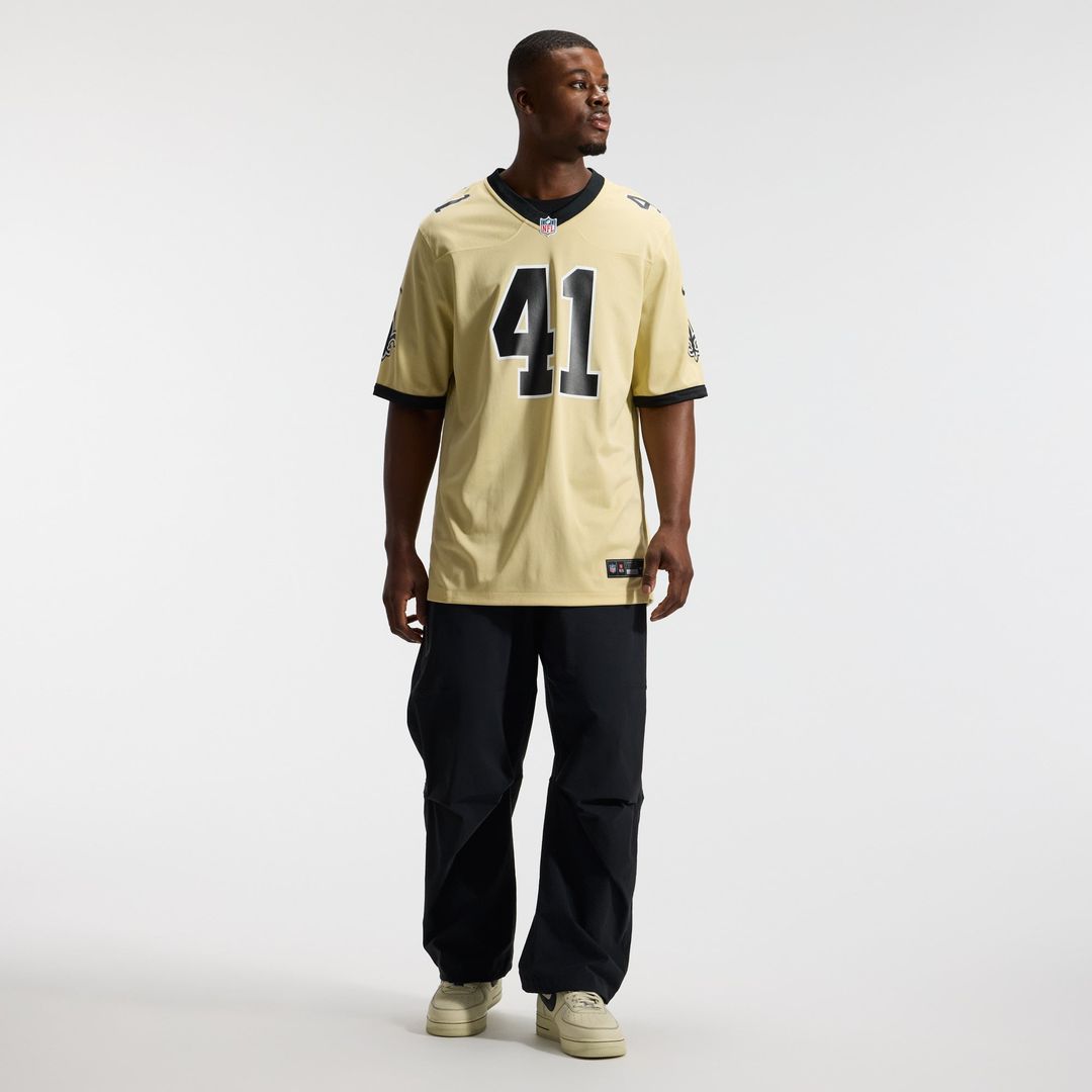 New Orleans Saints Alvin Kamara Nike Gold Gameday Golds Alternate Game Jersey