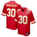 Kansas City Chiefs Chris Roland - Wallace Nike Red Game Jersey