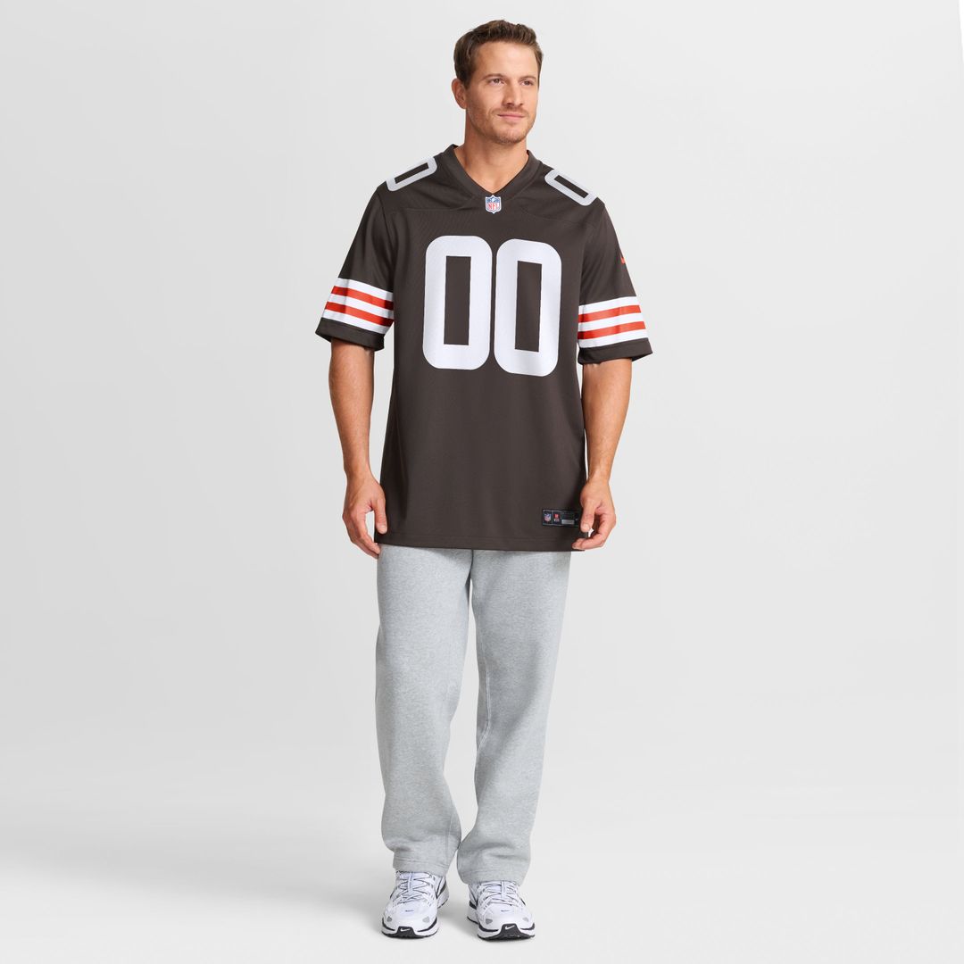 Cleveland Browns Emmanuel McNeil - Warren Nike Brown Game Jersey