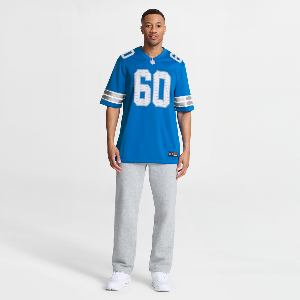 Detroit Lions Graham Glasgow Nike Blue Game Jersey