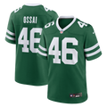 New York Jets Joseph Ossai Nike Legacy Green Game Jersey