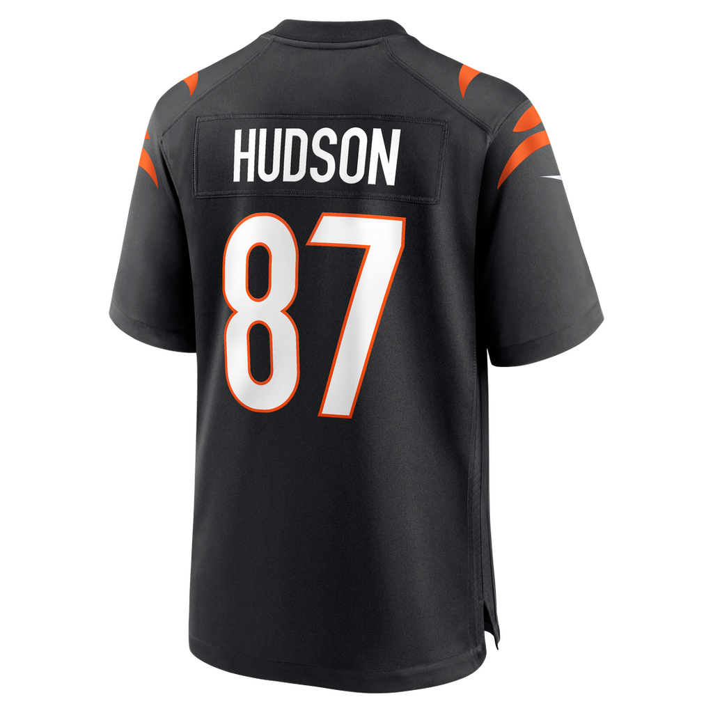 Cincinnati Bengals Tanner Hudson Nike Black Home Game Jersey