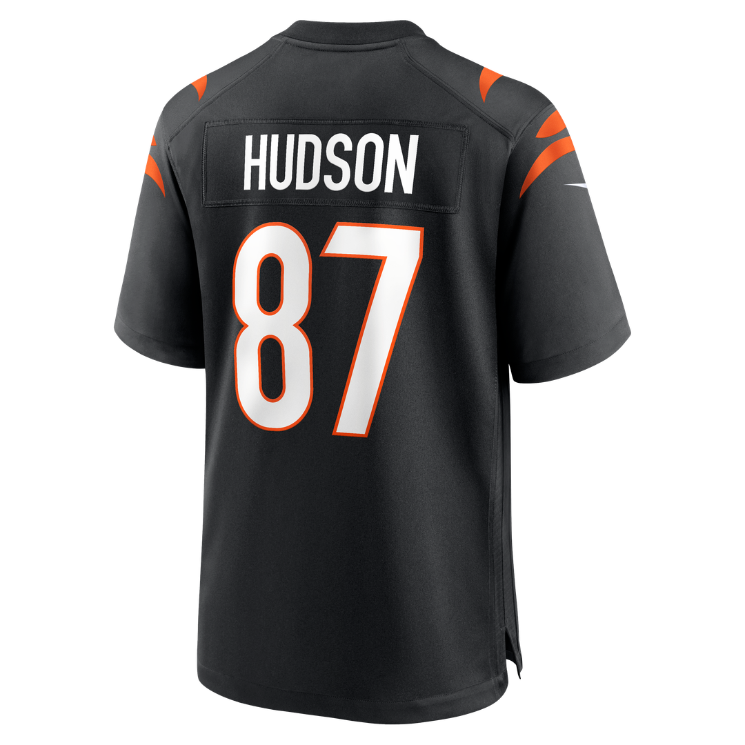 Cincinnati Bengals Tanner Hudson Nike Black Home Game Jersey