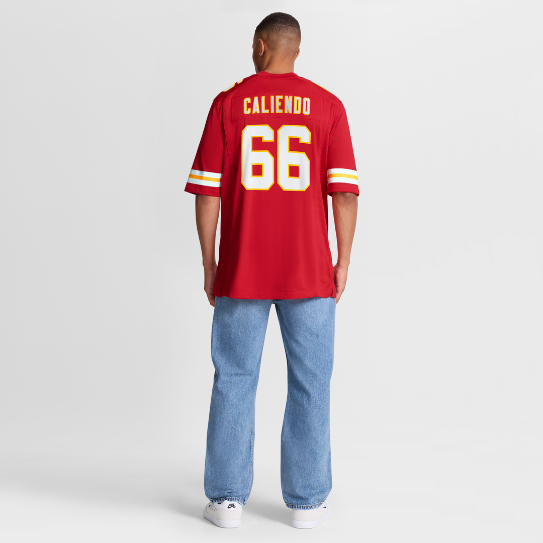 Kansas City Chiefs Mike Caliendo Nike Red Game Jersey