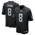 Las Vegas Raiders Kirk Cousins Nike Black Game Jersey