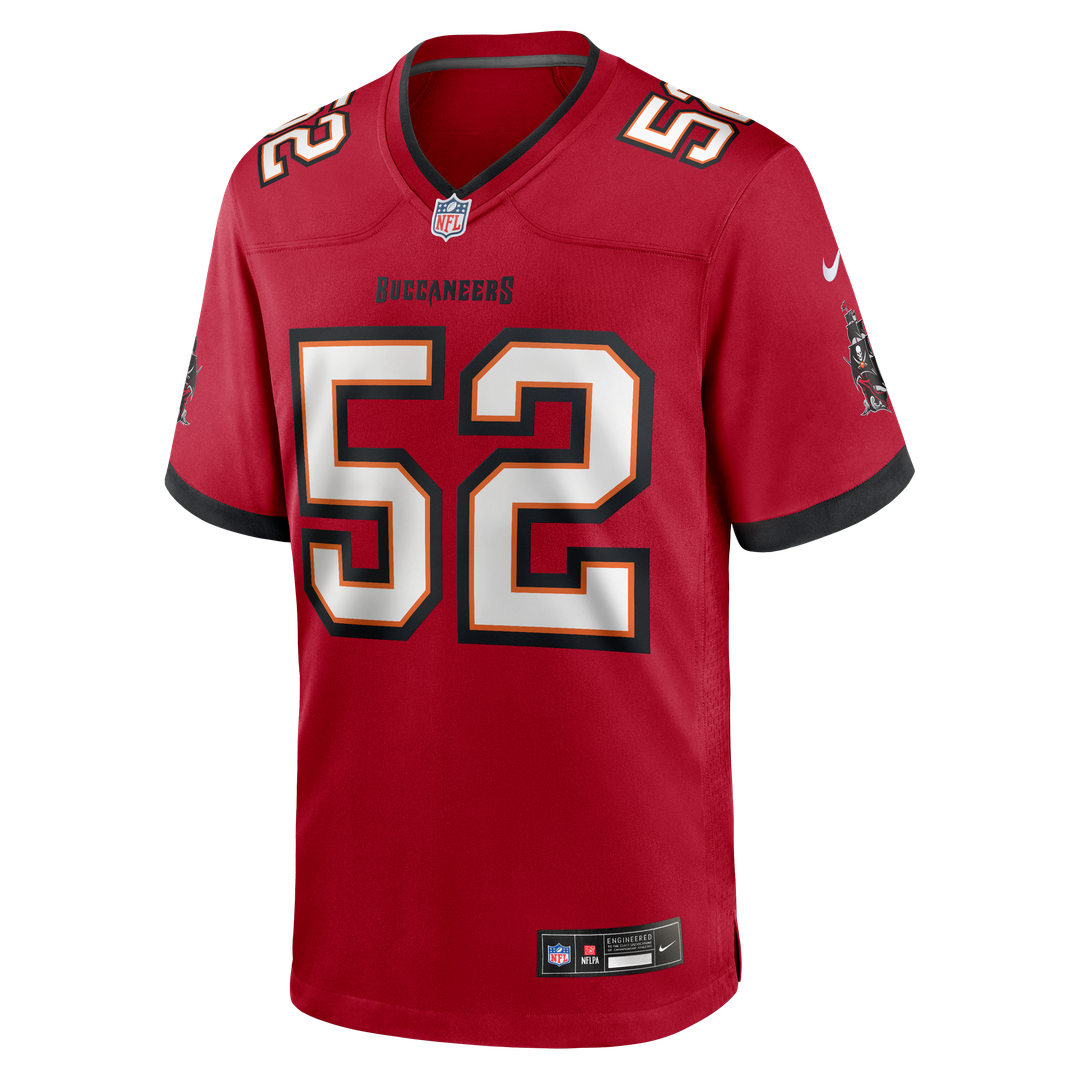 Tampa Bay Buccaneers Christian Rozeboom Nike Red Game Jersey
