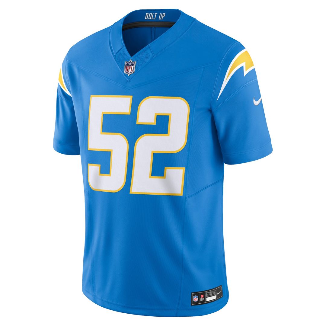 Los Angeles Chargers Khalil Mack Nike Powder Blue Vapor FUSE Limited Jersey