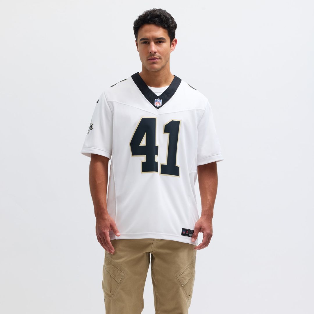 New Orleans Saints Alvin Kamara Nike White Vapor FUSE Limited Jersey