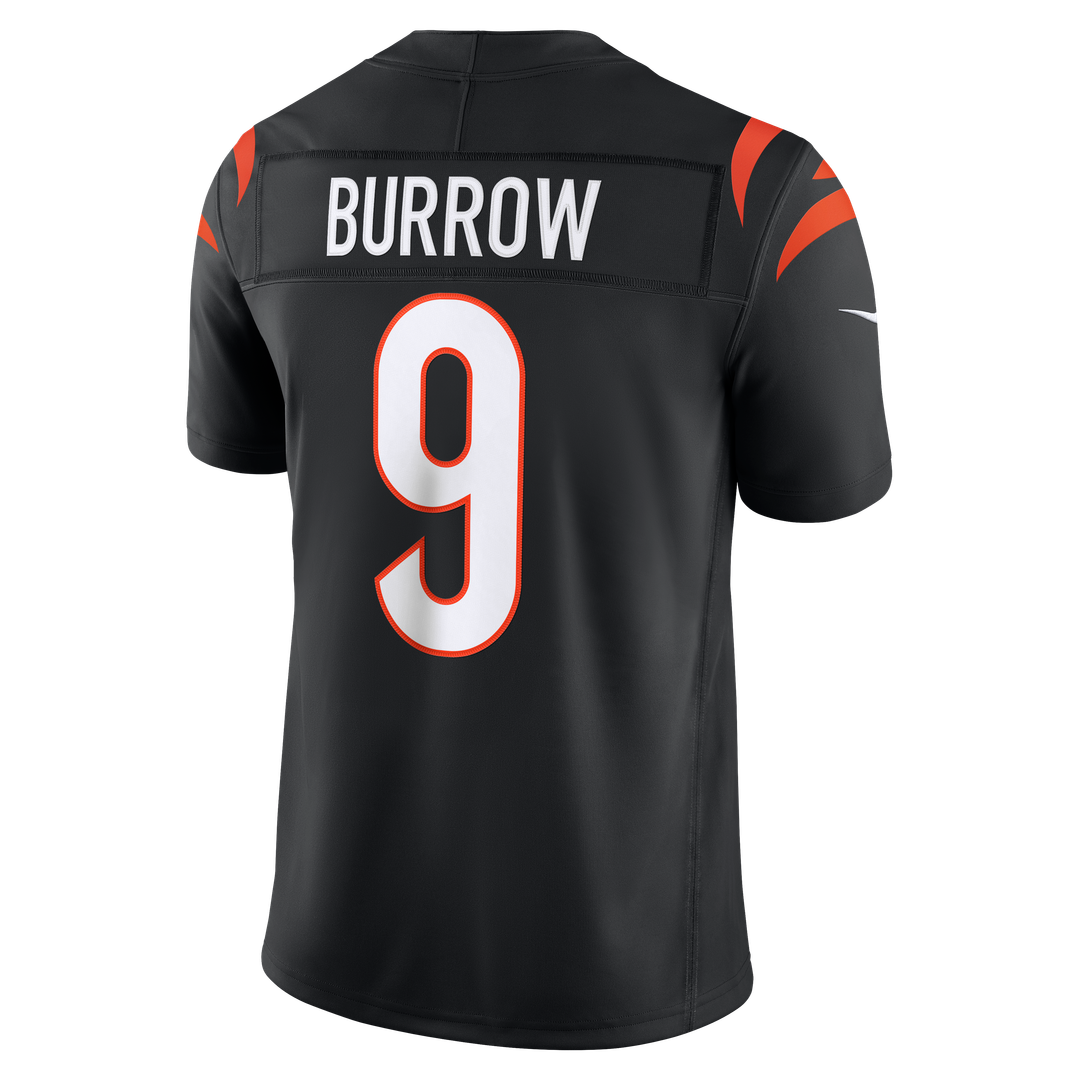 Cincinnati Bengals Joe Burrow Nike Black Team Vapor FUSE Stitched Limited Jersey
