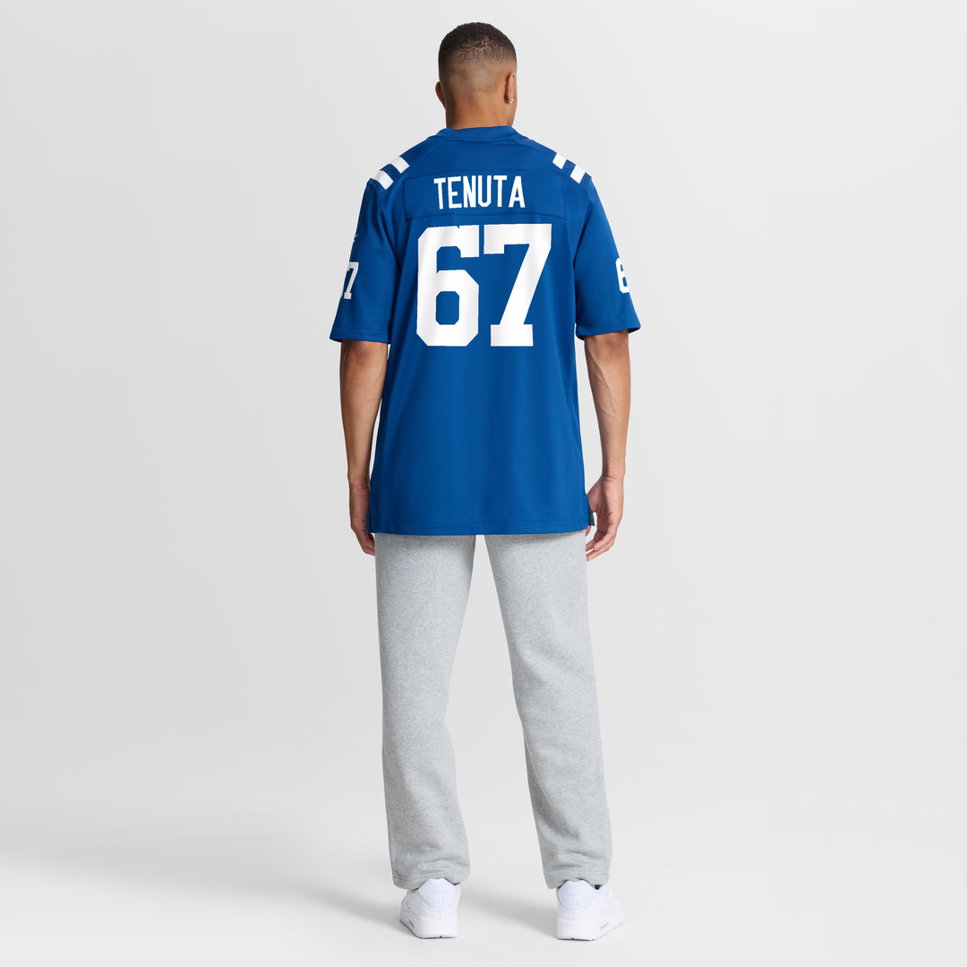 Indianapolis Colts Luke Tenuta Nike Royal Game Jersey