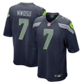 Seattle Seahawks Uchenna Nwosu Nike College Navy Game Jersey