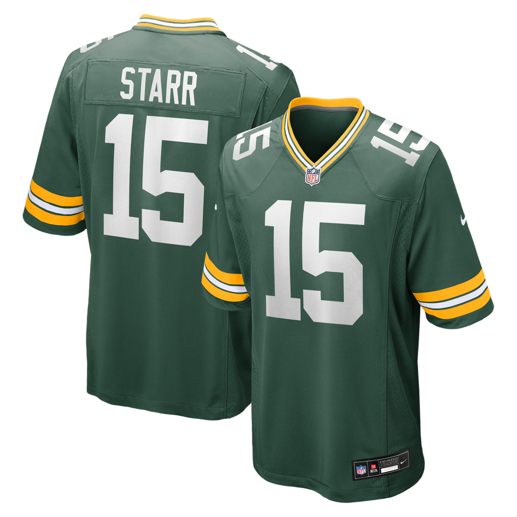 Green Bay Packers Bart Starr Nike Green Retired Player Game Jersey