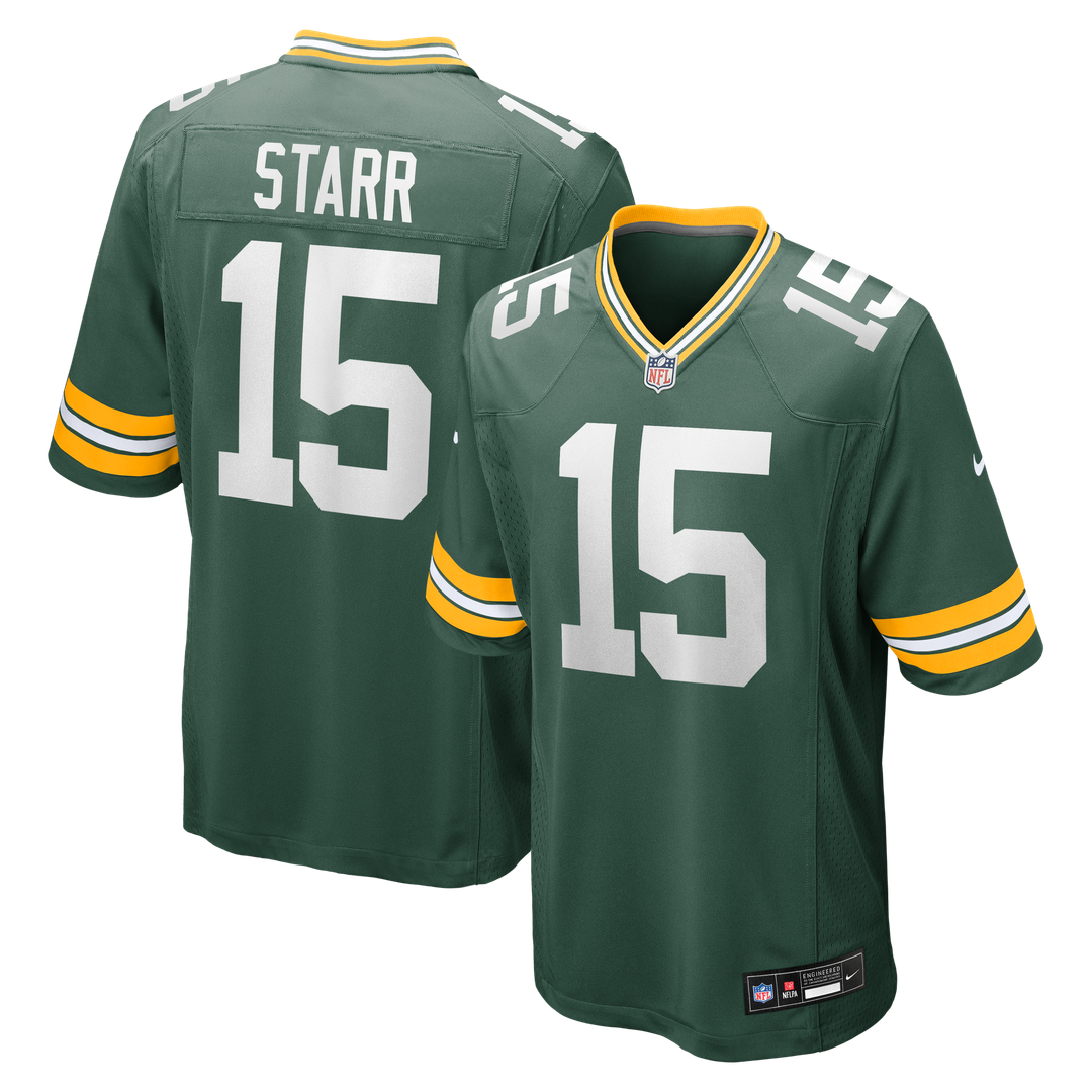 Green Bay Packers Bart Starr Nike Green Retired Player Game Jersey